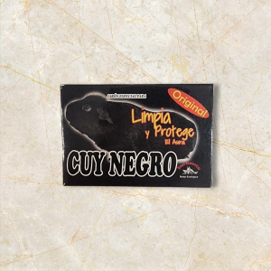 Jabón cuy negro