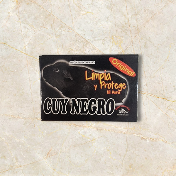 Jabón cuy negro