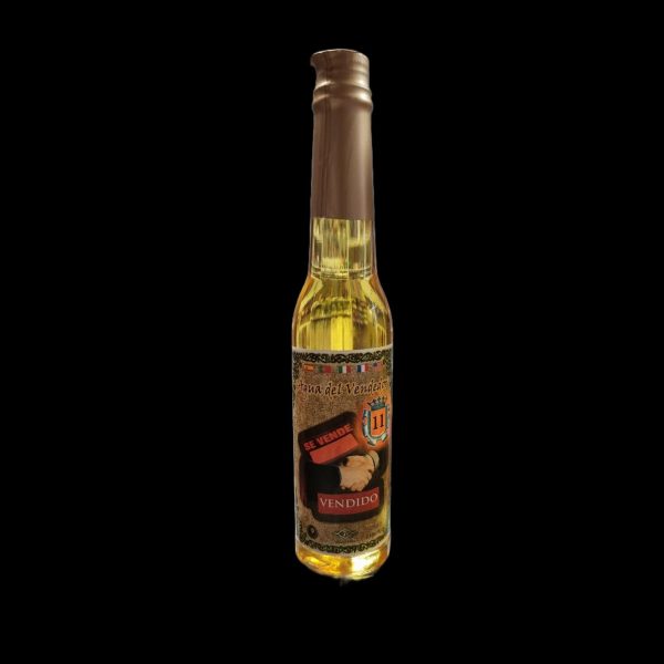 Agua de ritual del vendedor