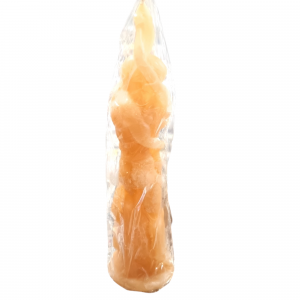 Vela de figura pareja entrelazada de miel 30cm