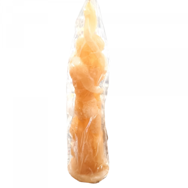 Vela de figura pareja entrelazada de miel 30cm