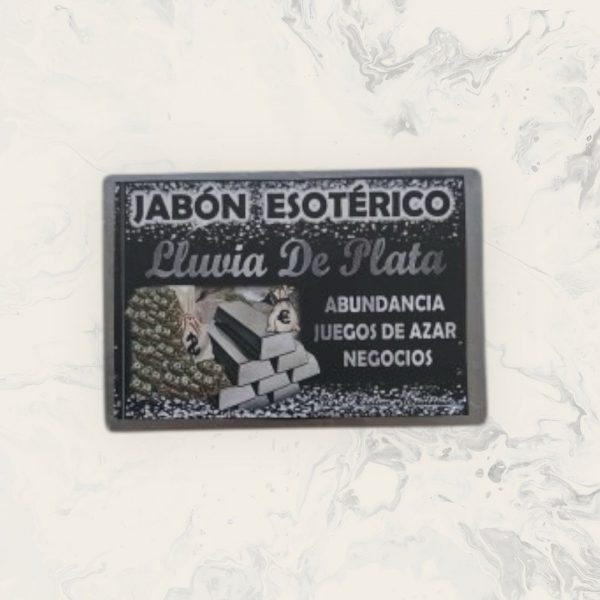 Jabón lluvia de plata