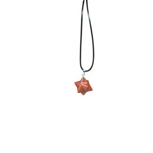 Merkaba de jaspe rojo