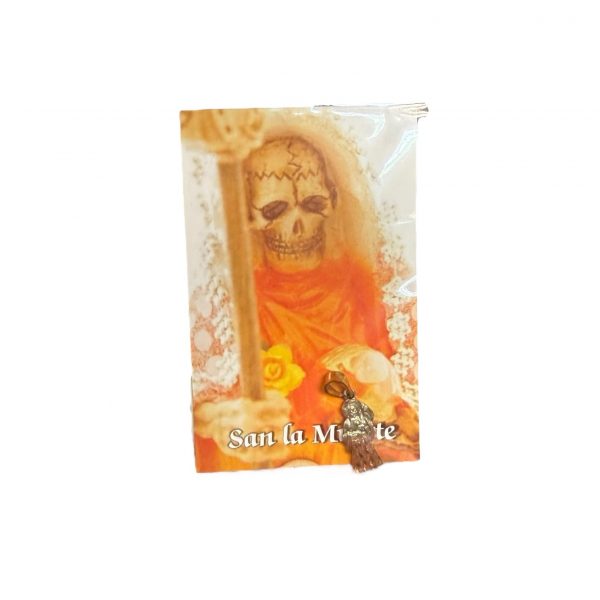 San La Muerte (Santa Muerte) tumbaga 3 metales 2.5cm - Imagen 2
