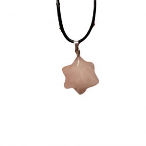 Merkaba de cuarzo rosa